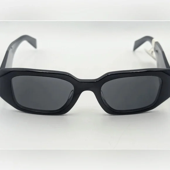 PRADA black frame Sunglasses Model: SPR17W-F 1AB-5S0 - Picture 2 of 11